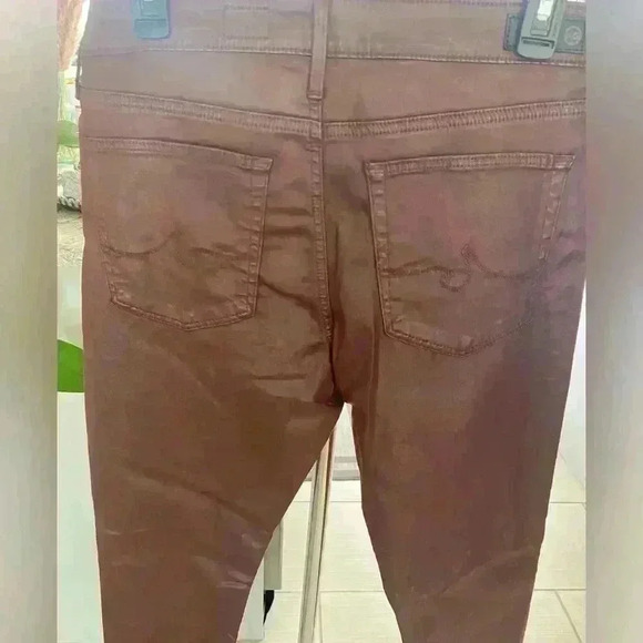 Adriano Goldschmied Farrah High-Rise Skinny Ankle Pant, Burgundy, SZ 30 NWT - Picture 4 of 6